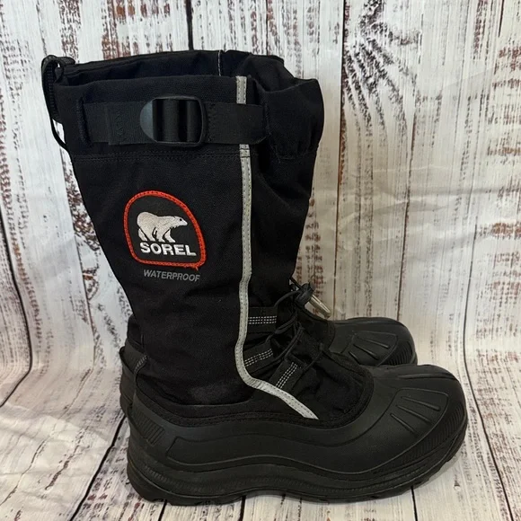 Sorel Black Waterproof Snow Boots - Picture 4 of 9